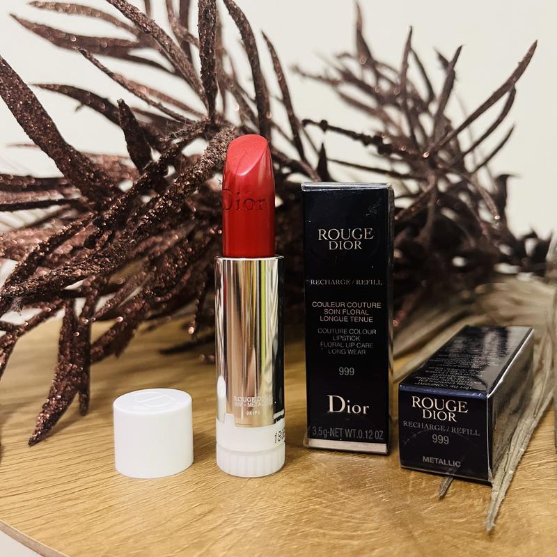Оригинальный dior rouge dior metallic помада для губ рефил 999 — цена ...