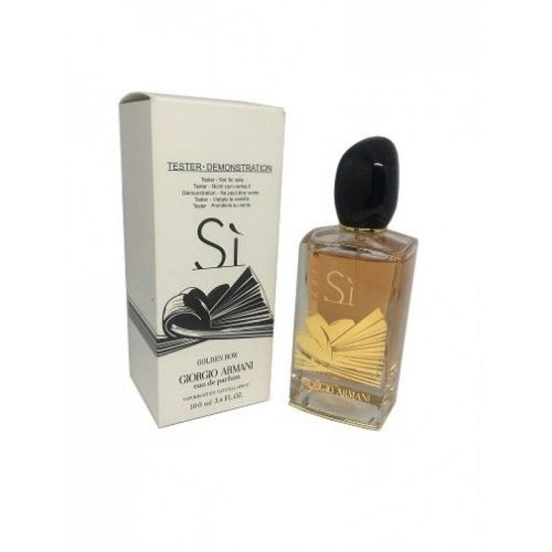 armani si golden bow