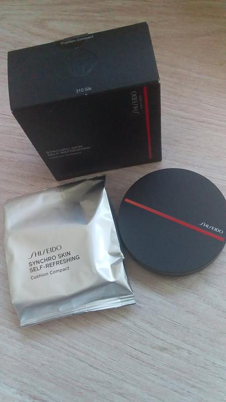 Тональный кушон shiseido synchro skin self-refreshing cushion compact ...