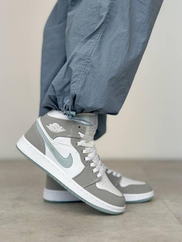 Jordan 1 best sale grey blue