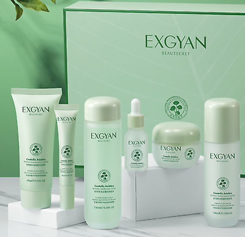 Набор для лица exgyan centella asiatica с экстрактом центеллы азиатской ...