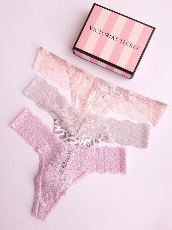 Набір мережевних трусиків victoria's secret вікторія сікрет оригінал ...