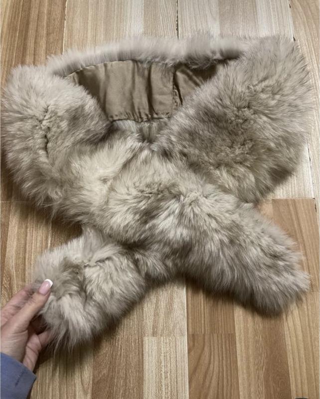 Воротник из натурального меха песца — цена 300 грн в каталоге Шубы ...