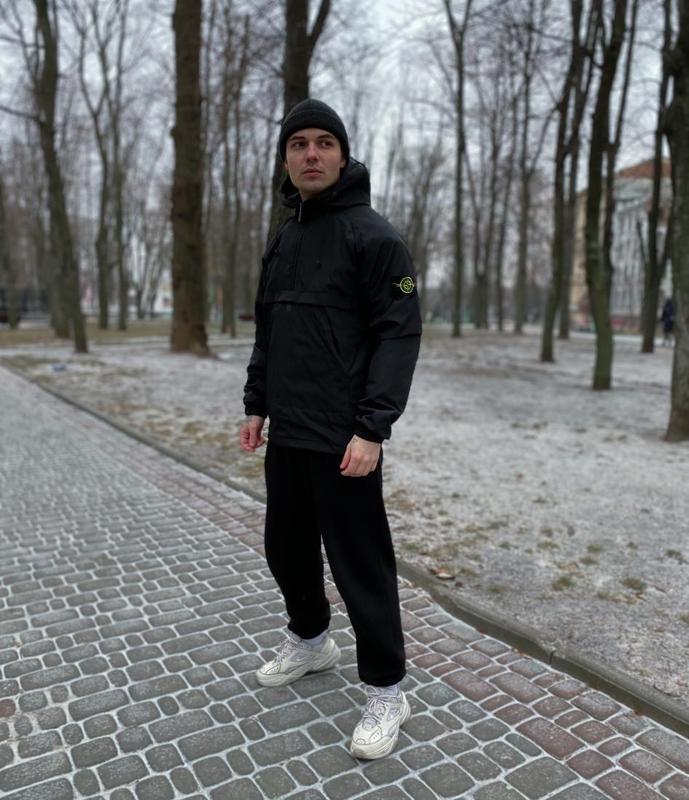 Анорак куртка мужская stone island стильный мужской анорак напапири ...
