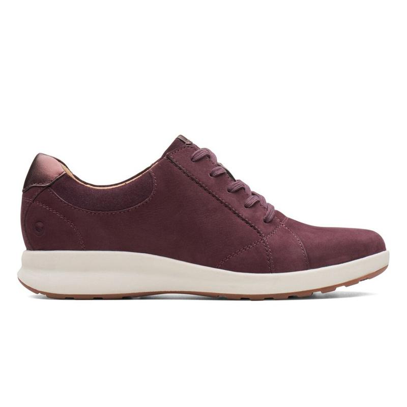 Clarks un adorn lace hot sale aubergine