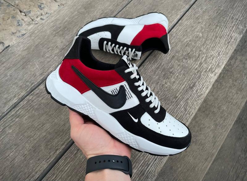 Мужские кожаные кроссовки найк nike — цена 2110 грн в каталоге ...