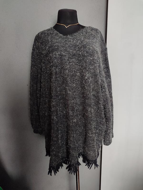 Кофта туніка пишна нитка тороки по низу батал — ціна 175 грн у каталозі ...