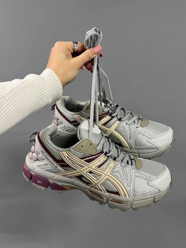 Asics gel kahana 8 grey red trail running 2700 143013529
