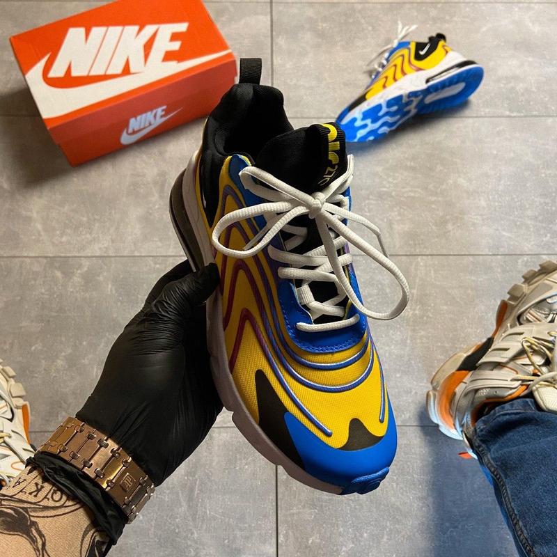 Nike Air Max 270 React Eng Yellow Blue Kupit Po Dostupnoj Cene V Kieve I Ukraine Shafa Ua