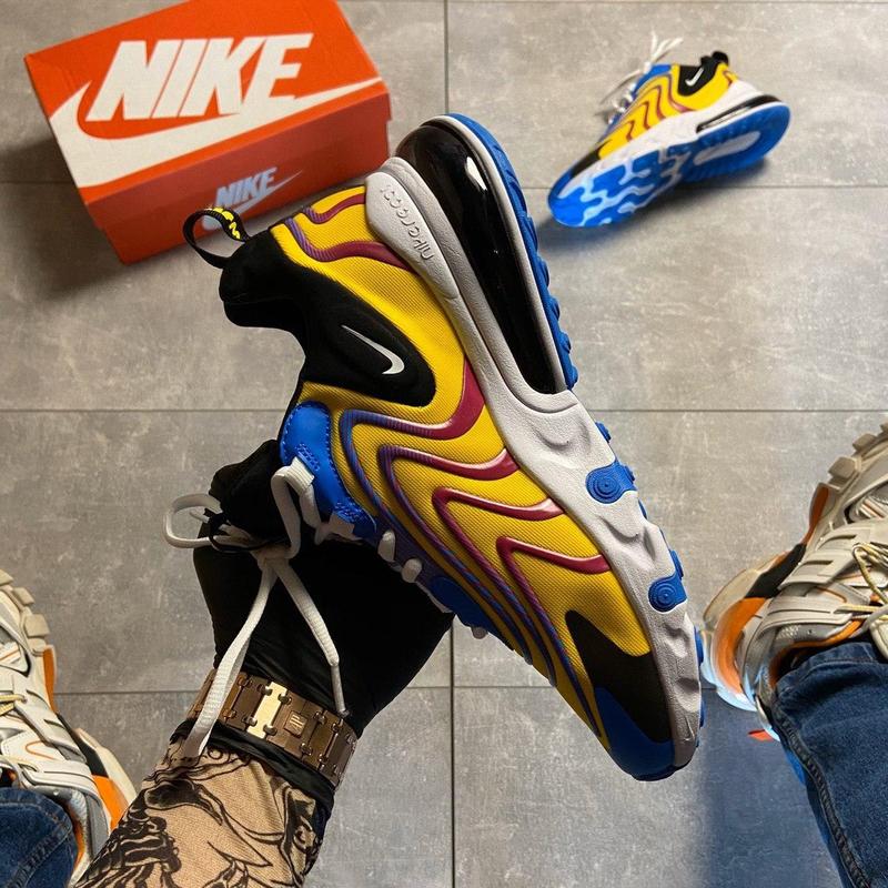 Nike Air Max 270 React Eng Yellow Blue Kupit Po Dostupnoj Cene V Kieve I Ukraine Shafa Ua
