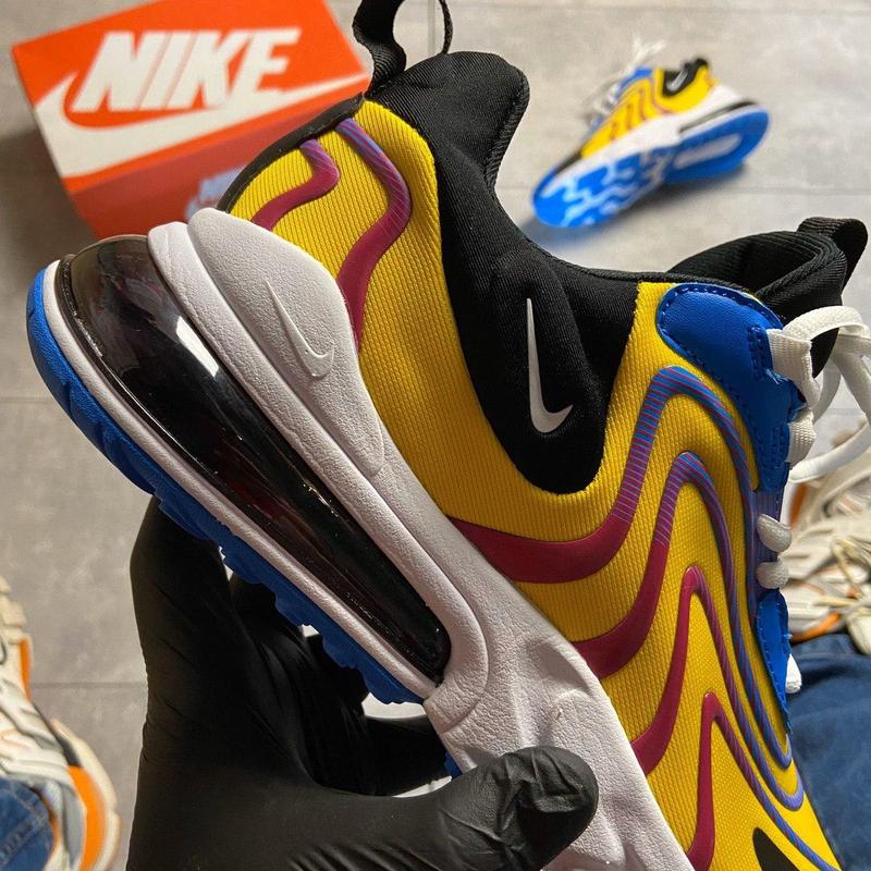 Nike Air Max 270 React Eng Yellow Blue Kupit Po Dostupnoj Cene V Kieve I Ukraine Shafa Ua