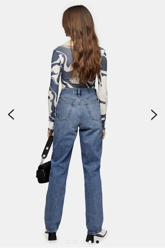 wrap over dad jeans