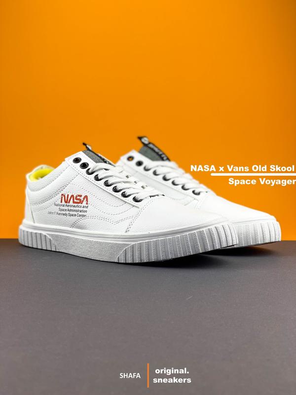 ❗sale❗ кеды vans old skool nasa space voyager true white(белые) 42 и 44р —  цена 1190 грн в каталоге Кеды ✓ Купить женские вещи по доступной цене на  Шафе | Украина #38857661