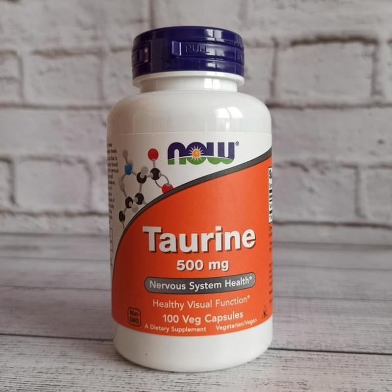 Таурин, taurine, сша, 500 мг, 100 капсул — цена 320 грн в каталоге ...