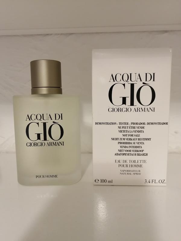 acqua di gio pour homme tester