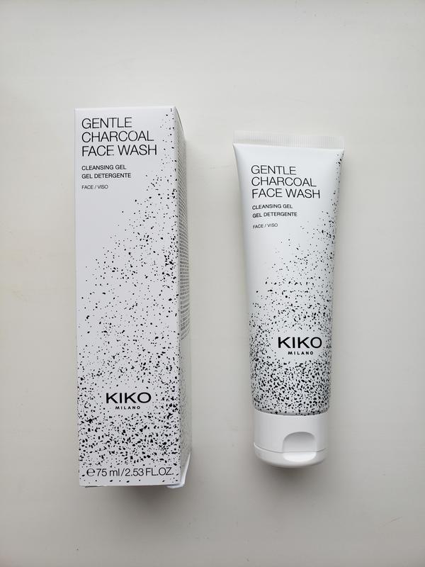 gentle charcoal face wash kiko