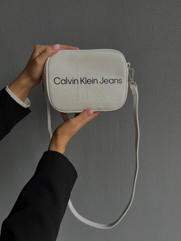 Calvin klein small crossbody bag white 2290 calvin klein 143220486
