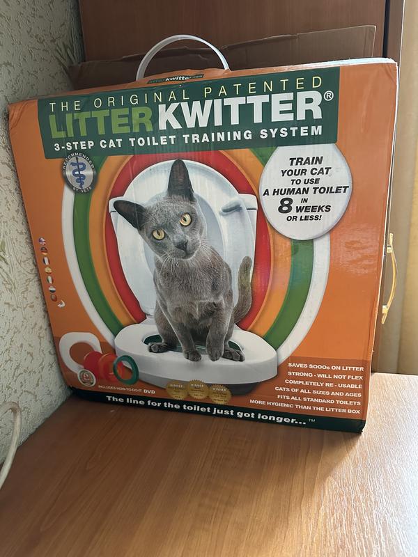 Litter kwitter - набор для приучения кошки к унитазу — цена 600 грн в  каталоге Уход и гигиена ✓ Купить товары для дома и быта по доступной цене  на Шафе | Украина #143314223