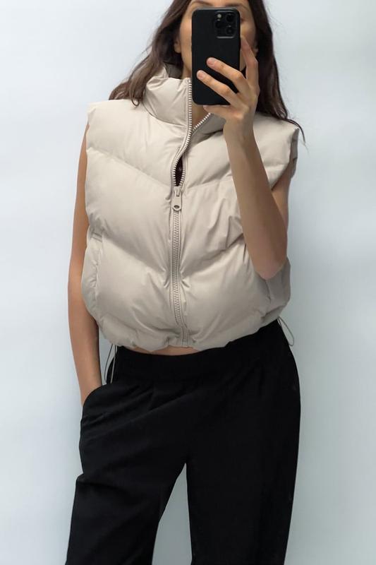 Gilet zara sale