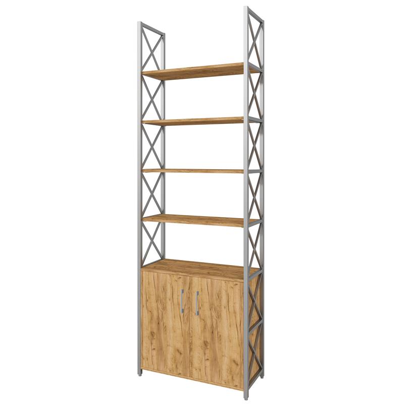 Стеллаж металлический loft details xx-230-2 дуб крафт золотой — цена ...