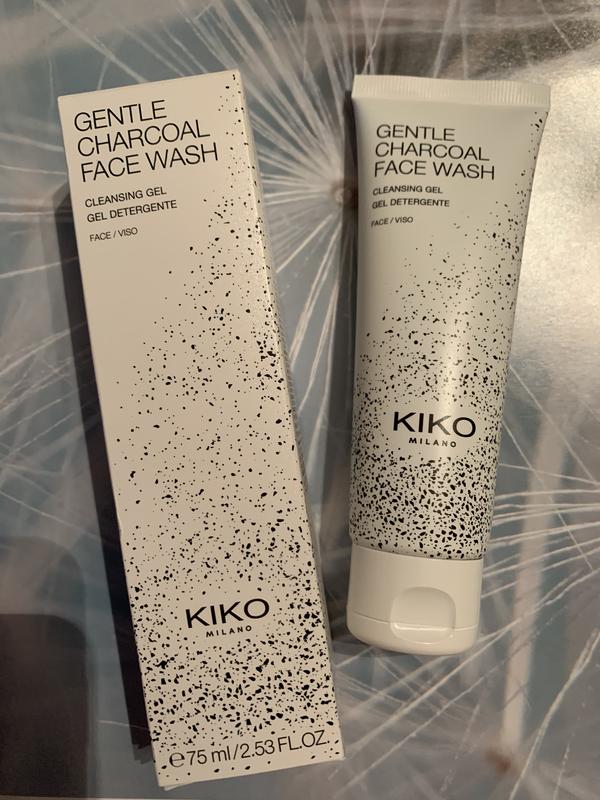 gentle charcoal face wash kiko