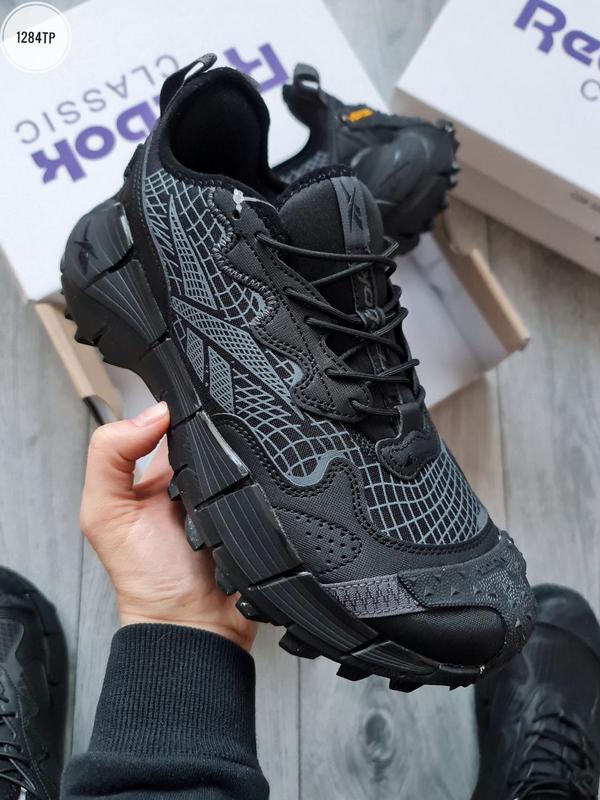 Мужские кроссовки reebok zig kinetica ii edge gore-tex black/gray ...