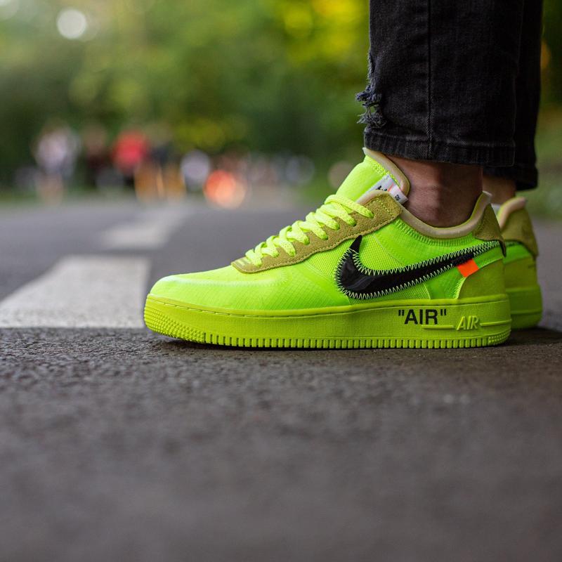 Air force x hotsell off white green