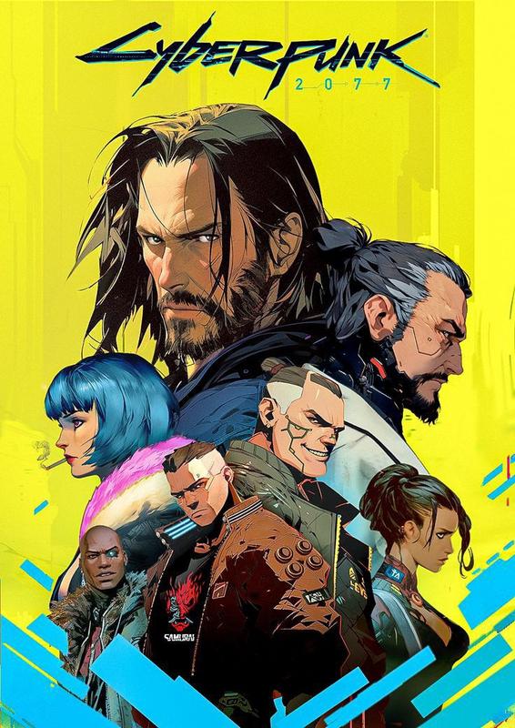 Cyberpunk 2077 - постер — цена 34 грн в каталоге Постеры Купить товары ...