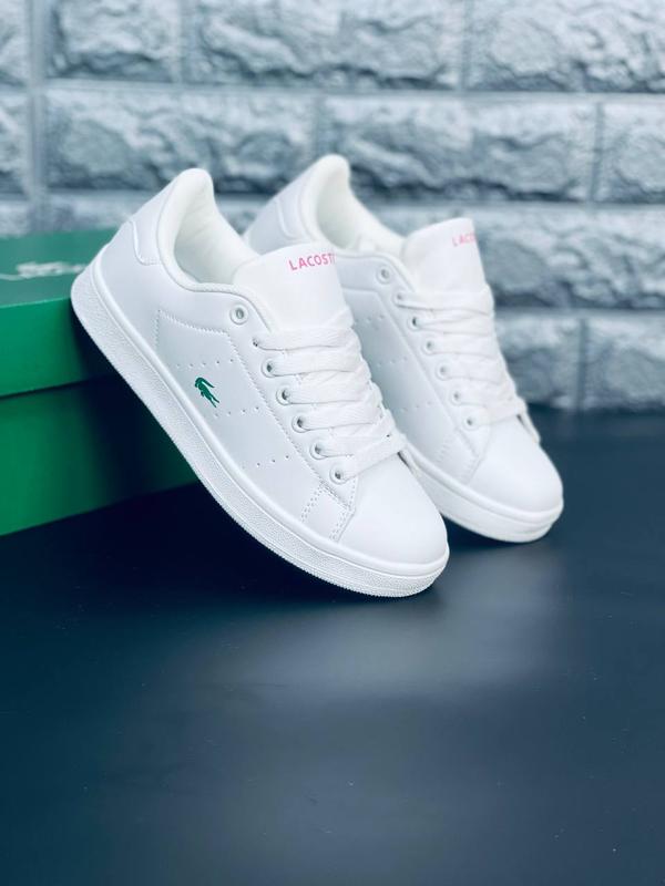 Женские кроссовки lacoste белые кожаные кроссовки лакоста — ціна 1299 ...