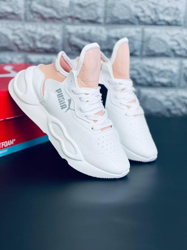 Женские кроссовки puma белые кожаные кроссовки пума — ціна 1299 грн у ...
