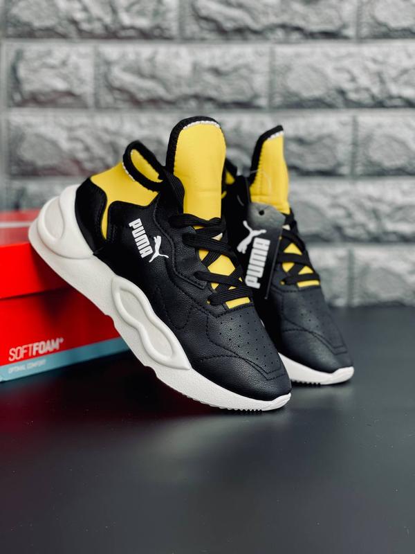 Женские кроссовки puma черные кожаные кроссовки пума — ціна 1299 грн у ...