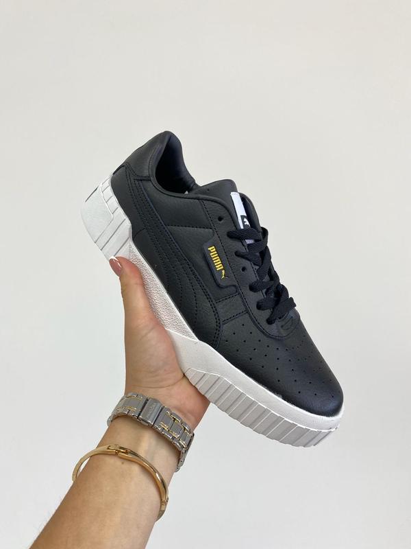 Женские черно-белые кожаные кроссовки в стиле puma cali 🆕 кеды пума ...