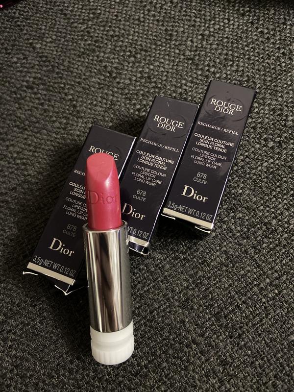 rouge dior metallic lipstick 678 culte 400 dior addict stellar halo shine 144428336