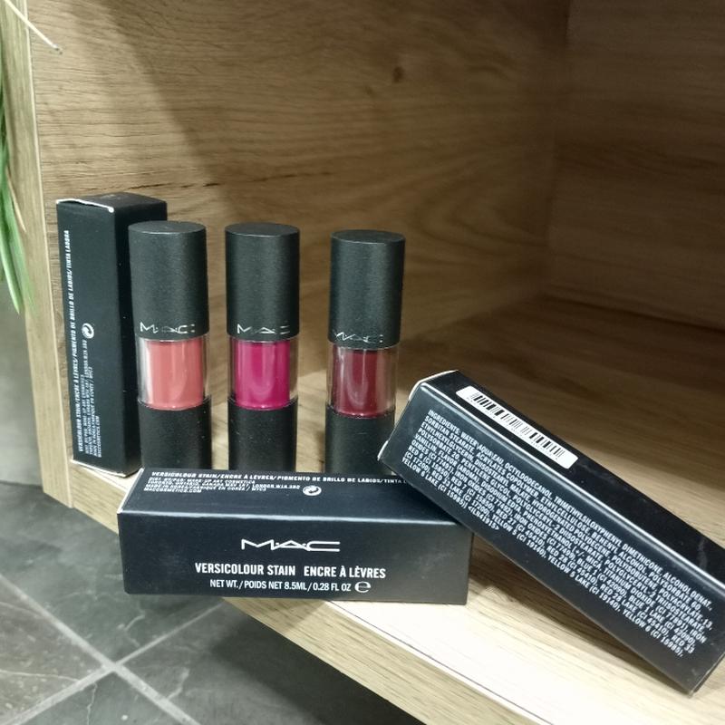 Помады mac жидкая матовая помада mac versicolor stain cream lipstick ...