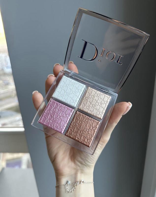 Палетка хайлайтерів dior backstage glow face palette 001 — ціна 2185 ...