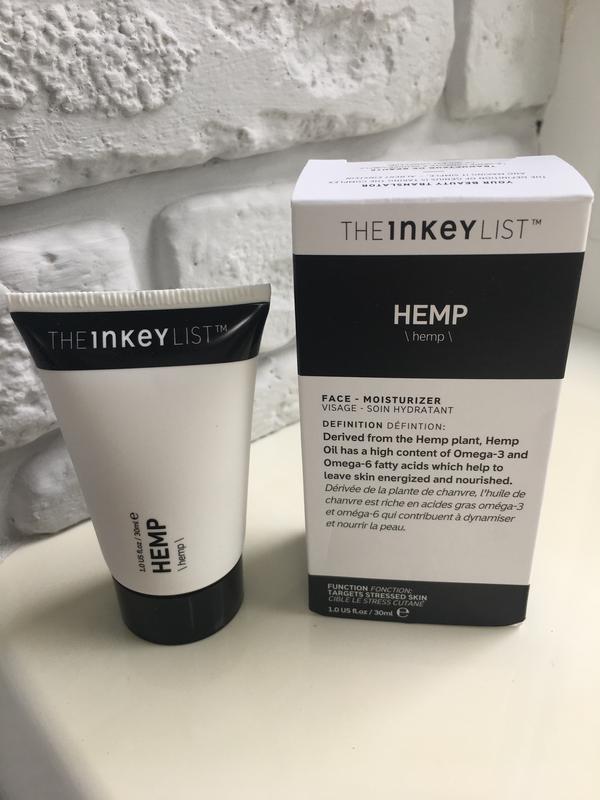 inkey hemp moisturizer