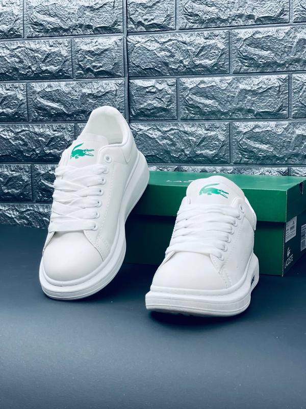 Женские кроссовки lacoste белые кожаные кроссовки лакоста — ціна 1299 ...