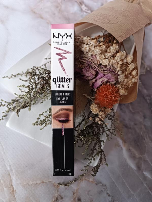 nyx professional makeup glitter goals liquid liner 03 quartz 150