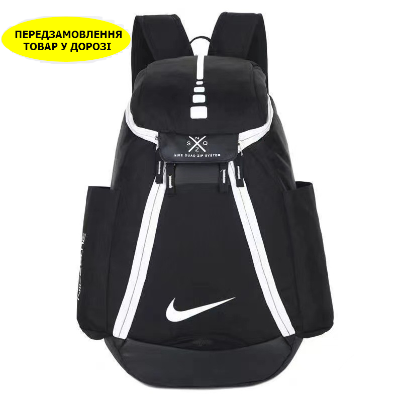 Рюкзак nike elite max air team 2 чорний з білим лого — ціна 1250 грн у ...