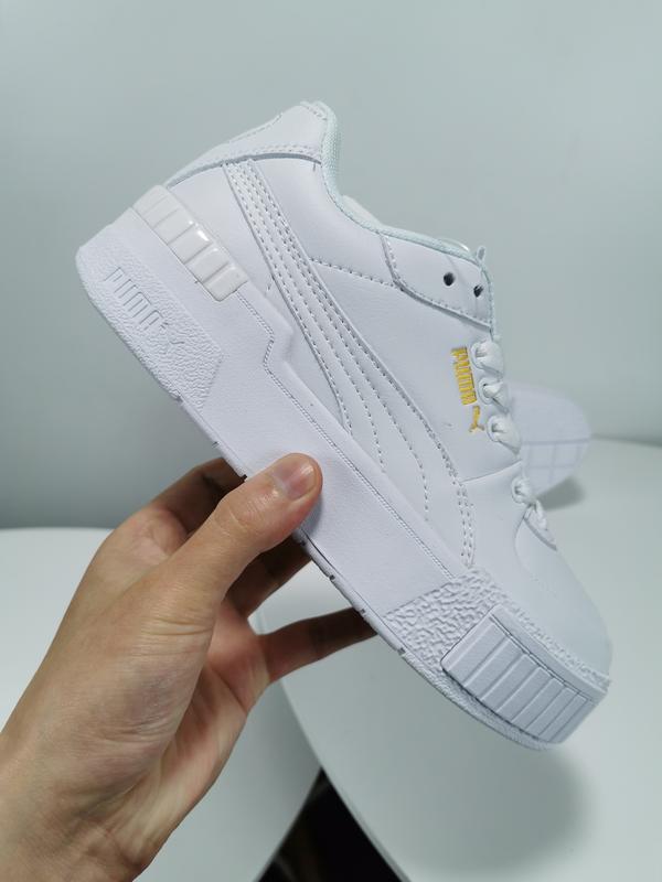 Кроссовки женские puma cali sport mix, белые (пума кали спорт, кеды ...