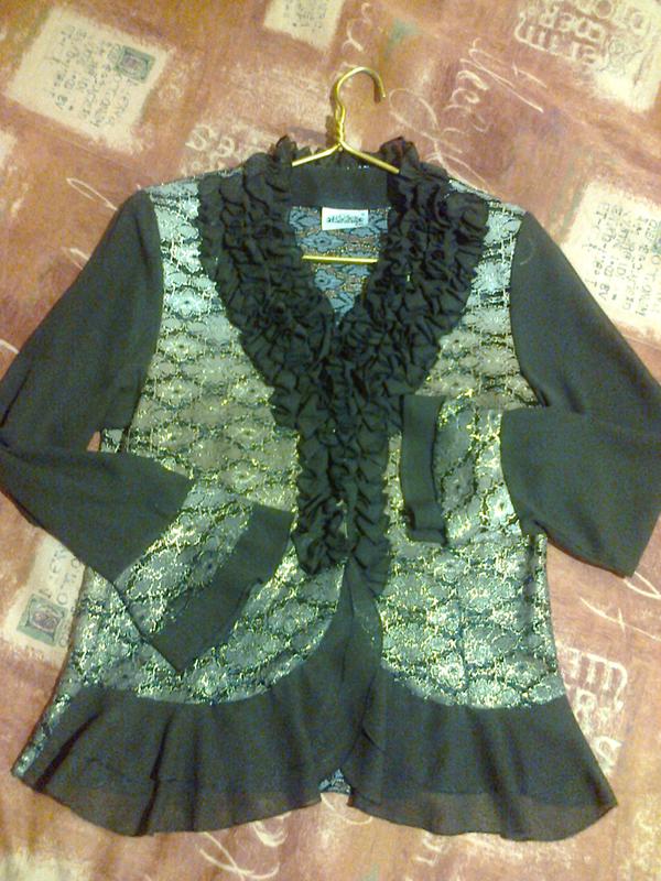 Блуза (гіпюр+шифон) uk16 (15) — ціна 135 грн у каталозі Блузи Купити ...