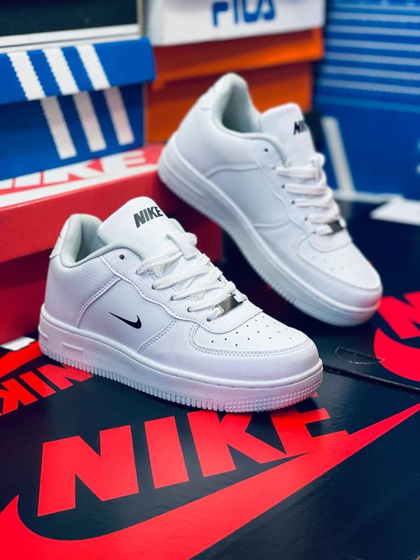 Женские кроссовки nike air force белые кожаные кроссовки найк аир форсы ...