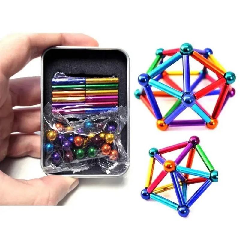 Нео куб магнитный конструктор magnastix mix color buckyballs & buckybars неокуб головоломка2 фото