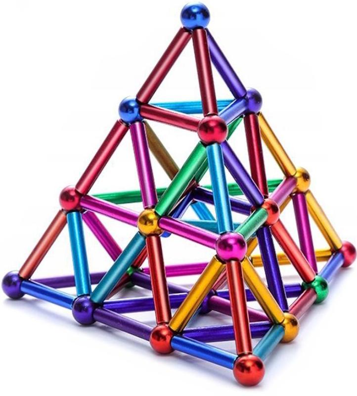 Нео куб магнитный конструктор magnastix mix color buckyballs & buckybars неокуб головоломка3 фото