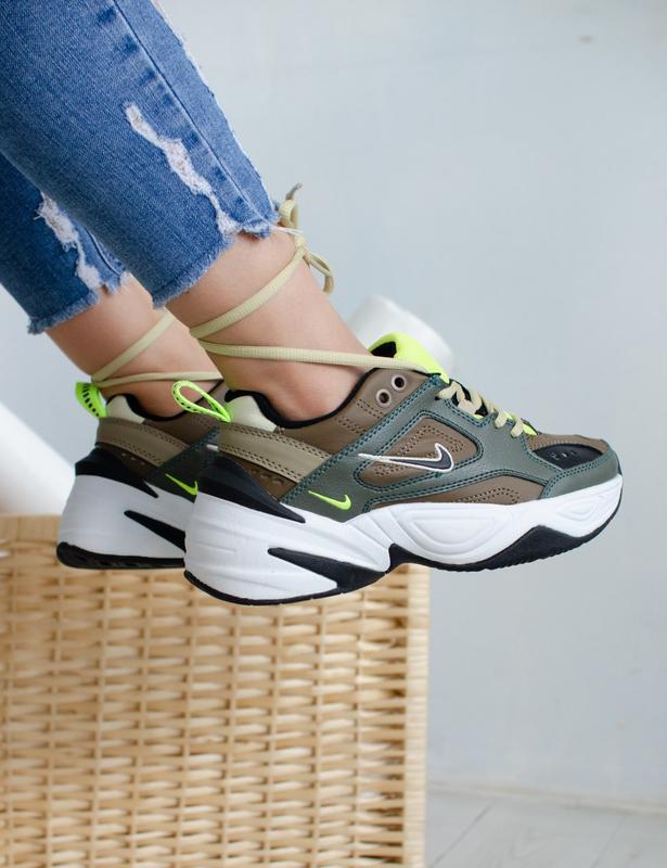 Nike m2k tekno medium olive / black yukon brown (khaki) (кроссовки  коричневые / хаки найк) — ціна 1400 грн у каталозі Кросівки ✓ Купити жіночі  речі за доступною ціною на Шафі | Україна #40542830