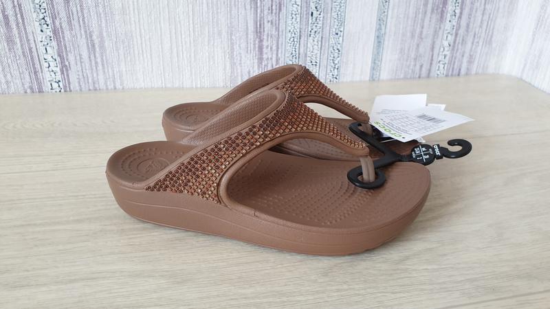 Crocs sloane ombre diamante flip w4 33 34 1340
