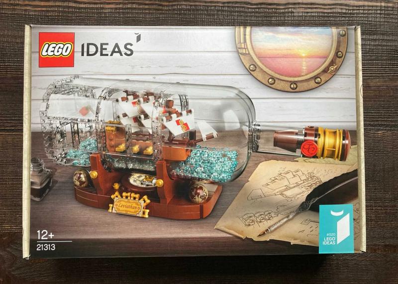 Lego ship in a bottle online