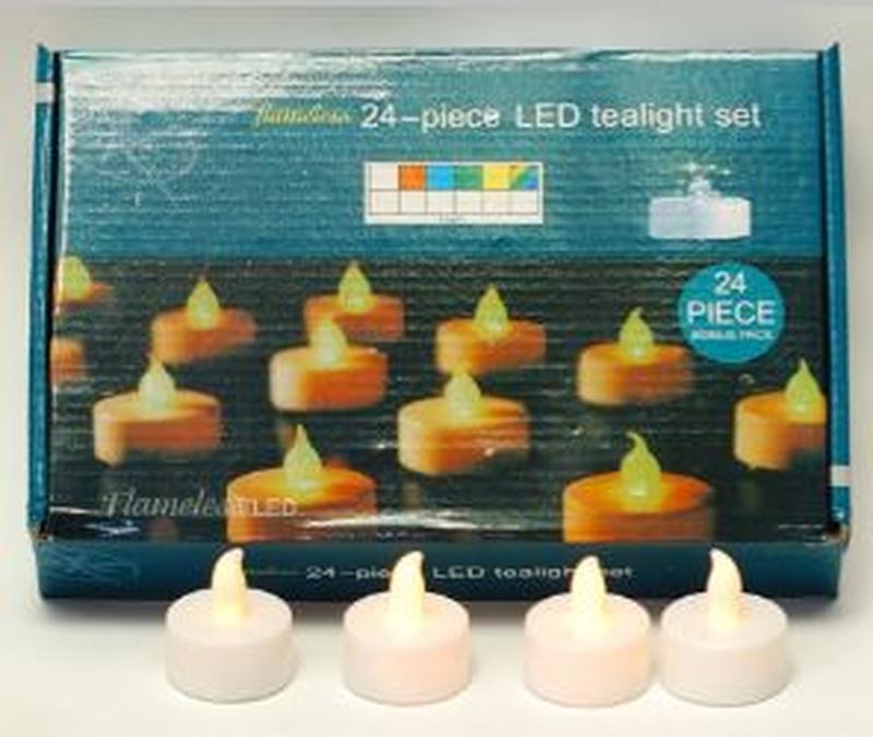 Світлодіодні свічки набір 24 штуки — ціна 300 грн в каталозі Свічки ✓ Купити товари для дому та побуту за доступною ціною на Шафе / Україна #40854826