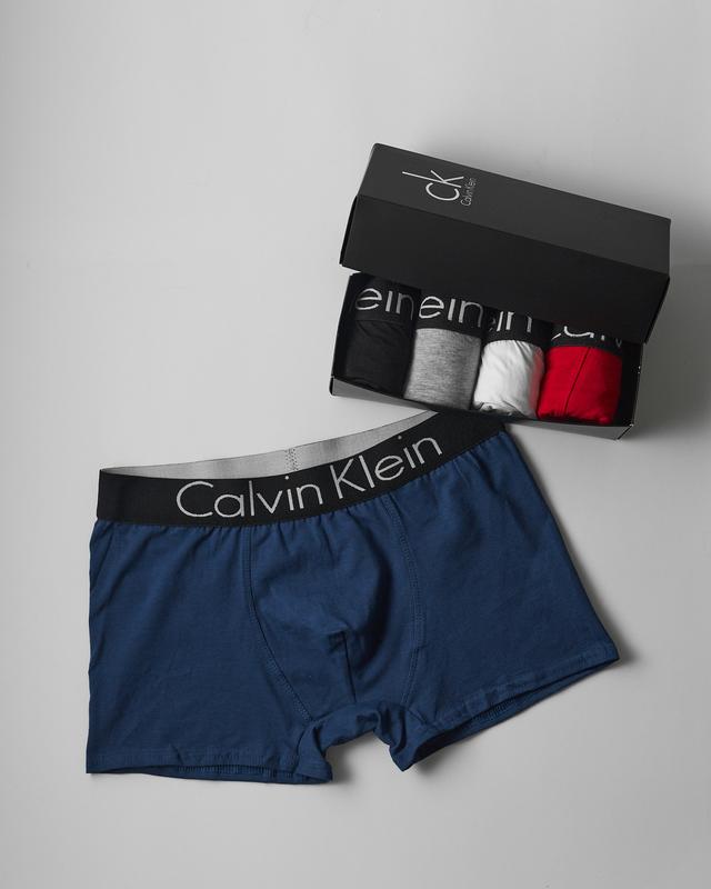 Набор мужских трусов боксеров calvin klein 4 штук мужские трусы кельвин ...