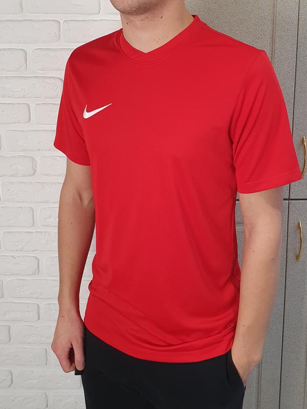 Мужская красная спортивная футболка nike dri fit / найк драй фит ...
